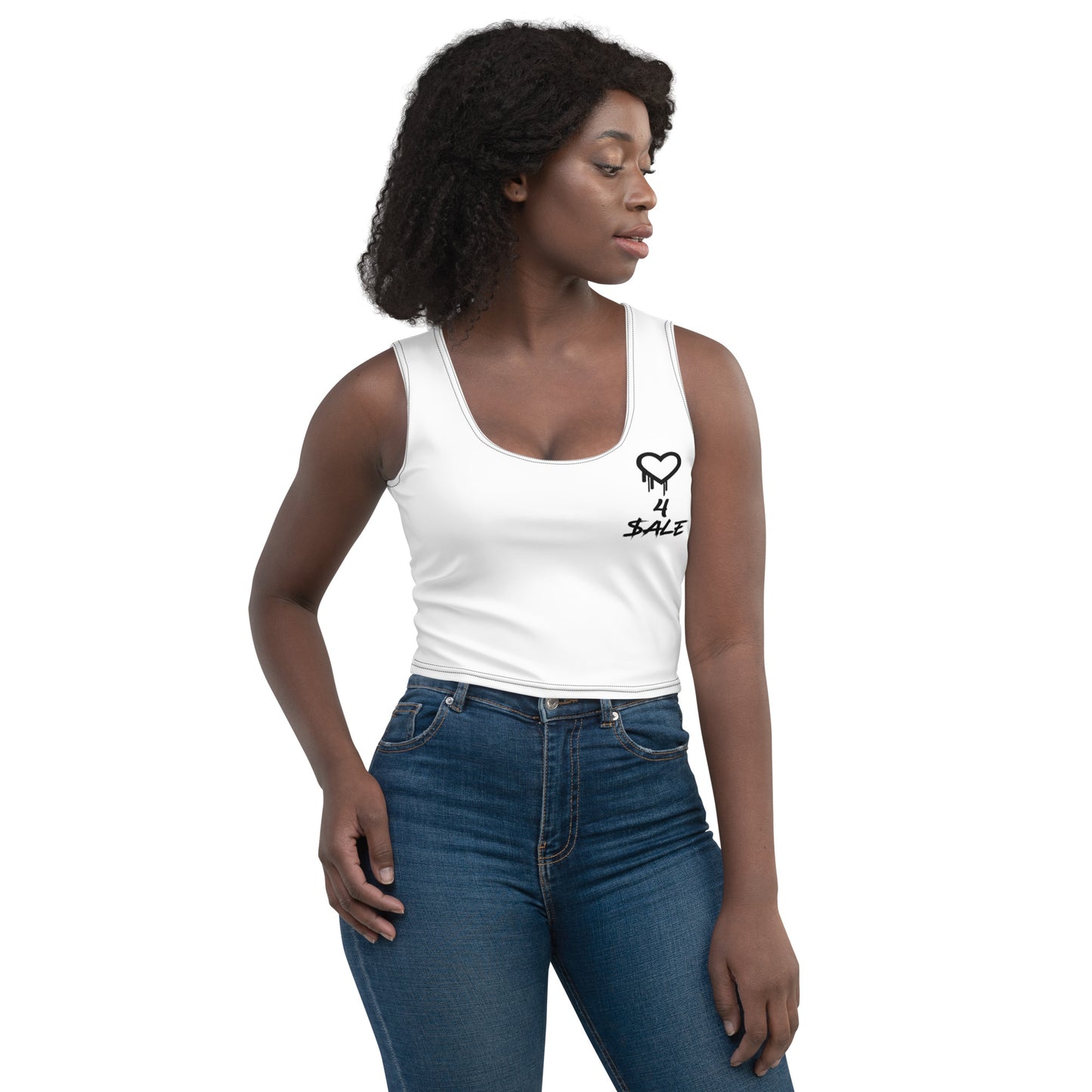 Heart 4 $ale Crop Top Tank