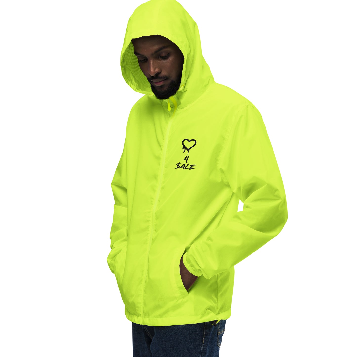 Heart 4 $ale Lightweight Zip Up Windbreaker